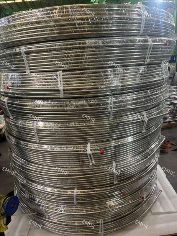 Stainless Steel Seamless Coil Tubing – 316L / 304 / Duplex / Inconel, Custom Lengths Available